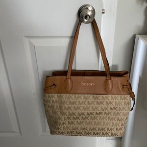 Michael Kors tan handbag